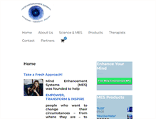 Tablet Screenshot of mindenhancementsystems.com